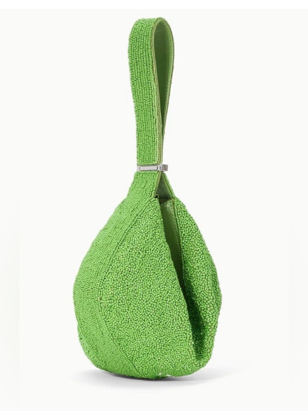 STAUD Demy Convertible Beaded Shoulder Bag in green